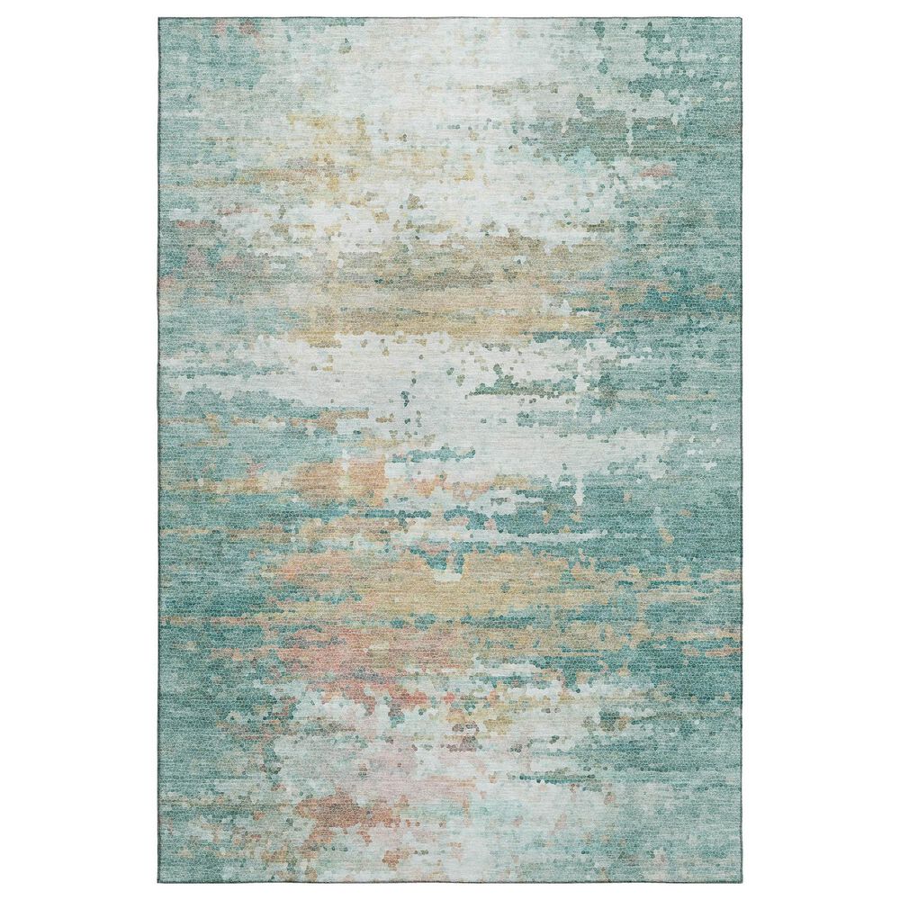 Dalyn Rug Company Lumara Seafoam 3" x 5" Indoor/Outdoor Area Rug, , large
