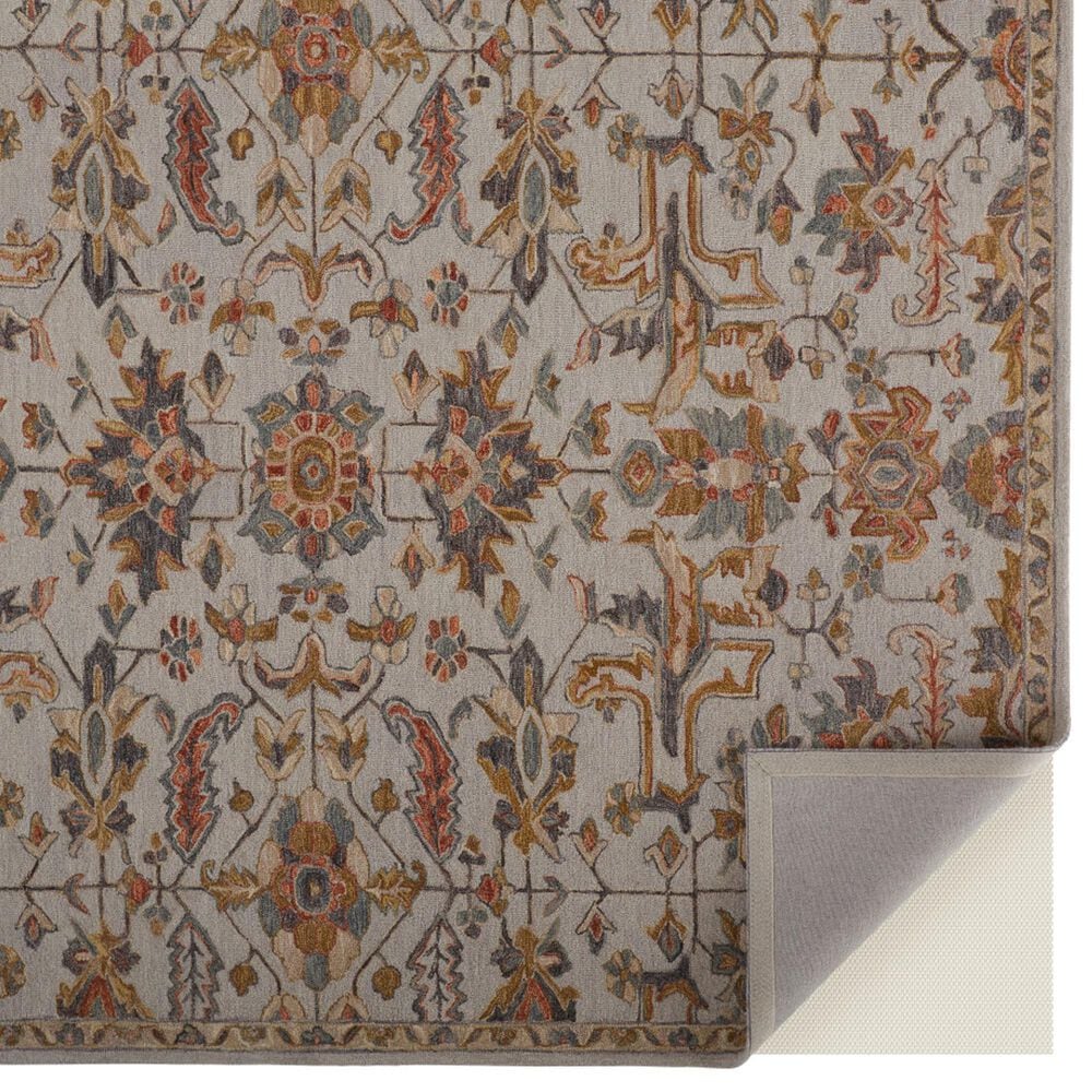 Feizy Fallon Gray and Multicolor 9&#39; x 12&#39; Area Rug, , large