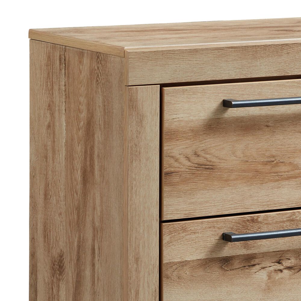 Ashley Hyanna 2-Drawer Nightstand in Golden Rustic, , large