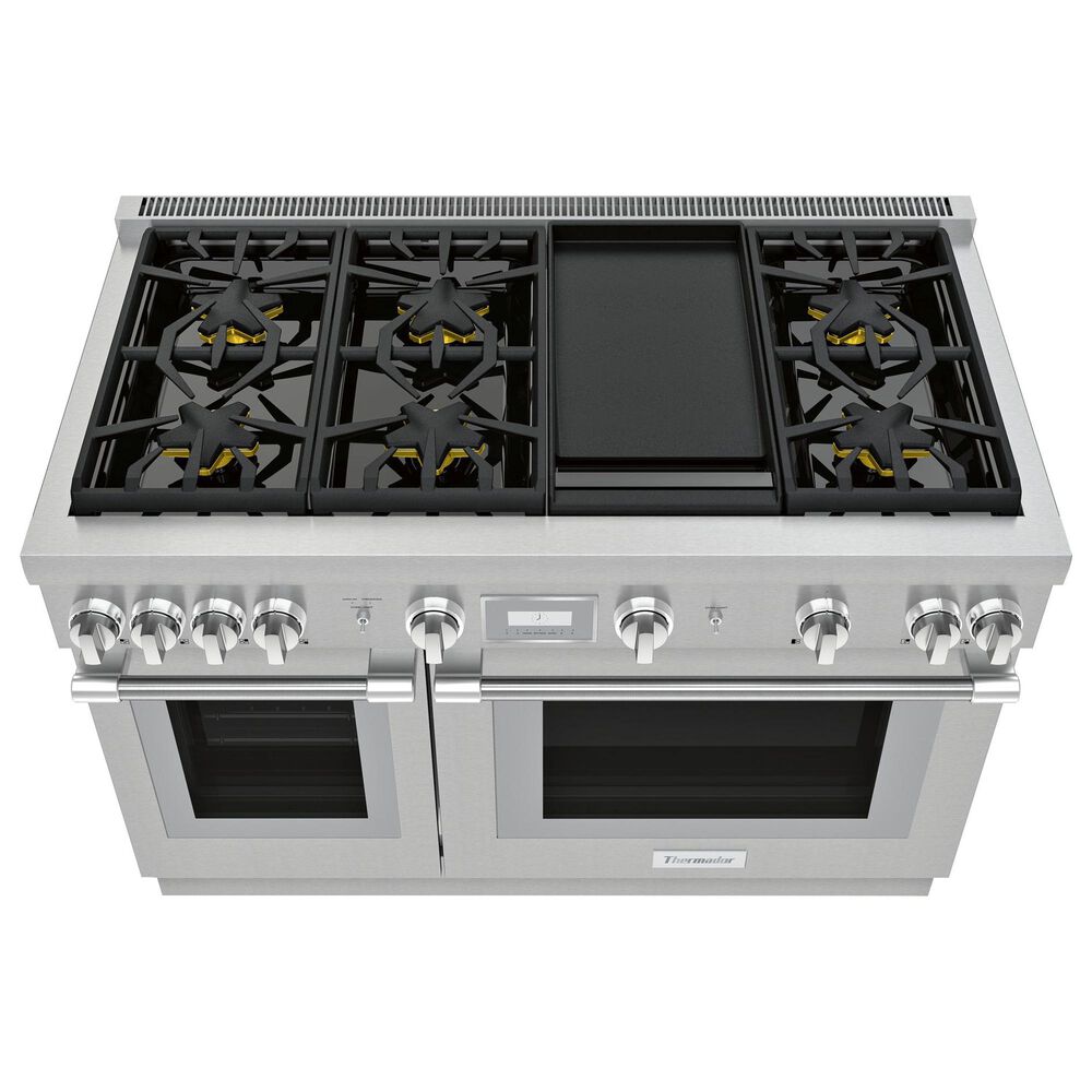 Thermador 48" Pro Harmony Standard Depth Gas Range in Stainless Steel