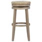 Linon Home Decor Morgan Swivel Bar Stool in Natural, , large