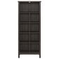Sauder 9-Shelf Tall Cubby Bookcase in Blade Walnut, , large
