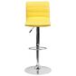 Flash Furniture Adjustable Barstool in Yellow, , large
