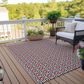 Dalyn Rug Company Marlo 5" x 7"6" Red Indoor/Outdoor Area Rug, , large