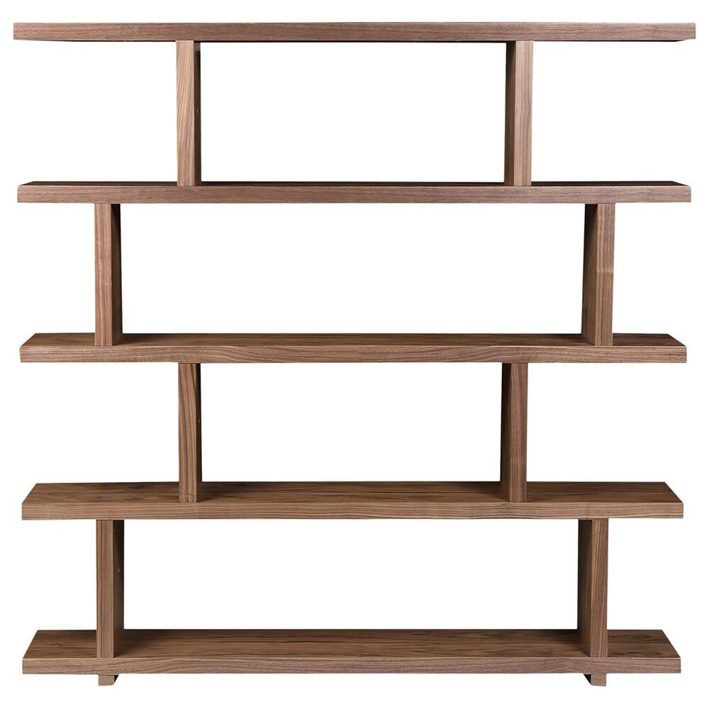 Moe&#39;s Home Collection Miri 12-Shelf Bookcase in Brown, , large
