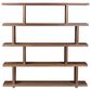 Moe"s Home Collection Miri 12-Shelf Bookcase in Brown, , large