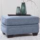 Ashley Carissa Manor Ottoman in Denim, , large