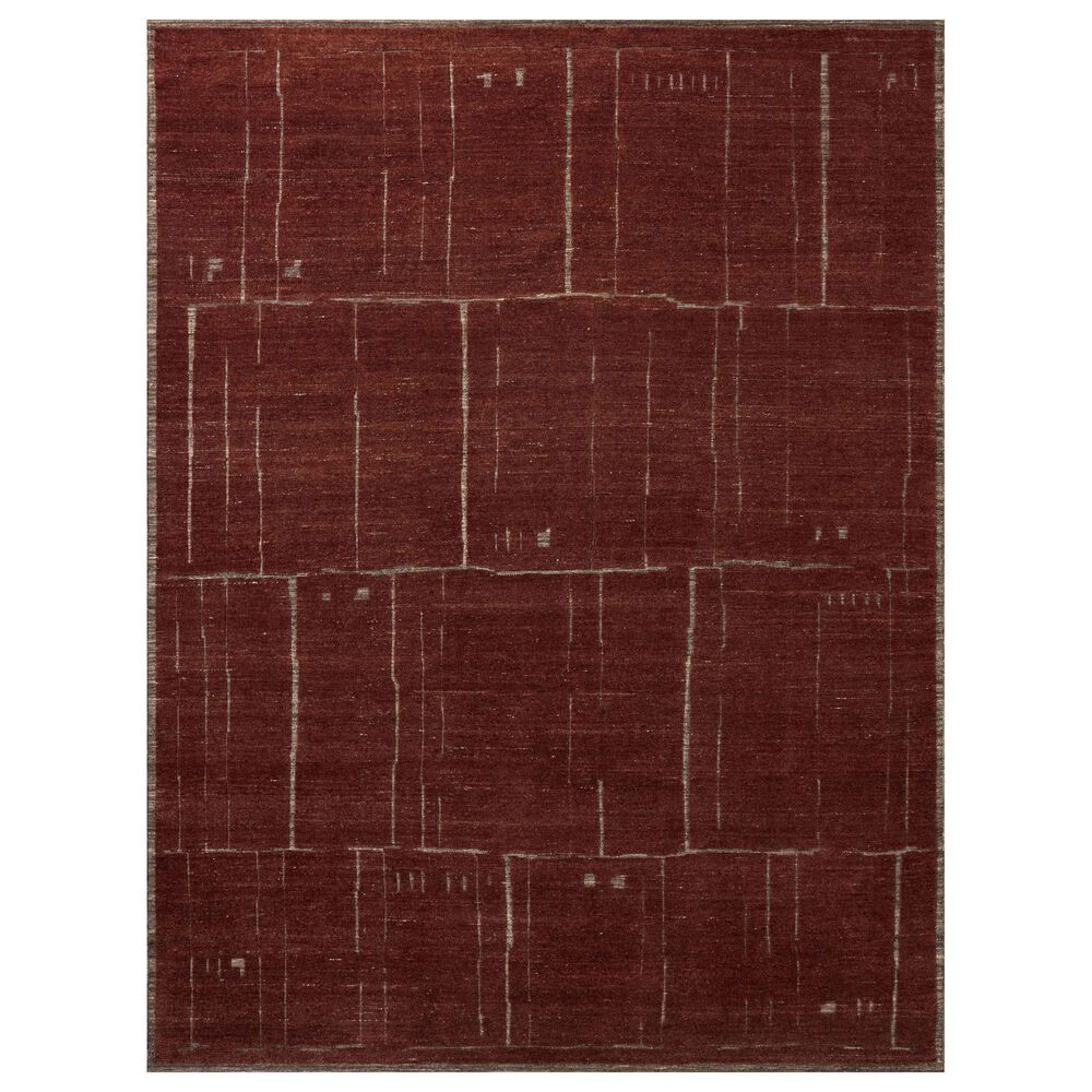 Loloi Beckham Bark and Brick 4" x 6" Area Rug, , large