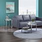 HOMLUX Abbe End Table in Chrome, , large