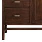 James Martin Vanities Addison 36" Single Bathroom Vanity in Mid-Century Acacia with Single Hole 3 cm White Zeus Quartz Top and Rectangular Sink, , large