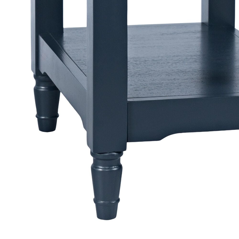 Waltham Westport Leg Chairside Table in Navy, , large