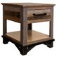 Fallridge Loft 1-Drawer End Table in Gray and Brown, , large