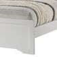Crown Mark Amalia Queen Upholstered Panel Bed in White, , large