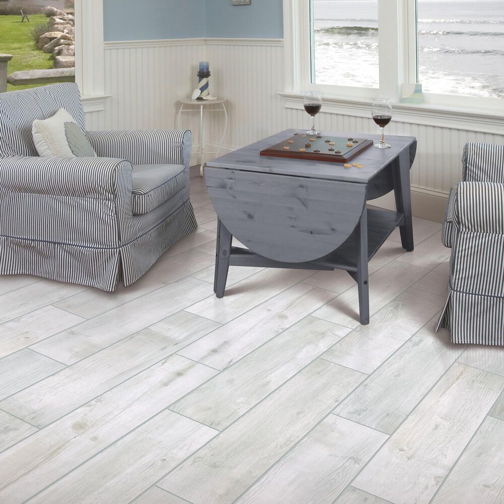 Marazzi Bryson Valley Coastal Beachwood 8&quot; x 48&quot; Porcelain Tile, , large