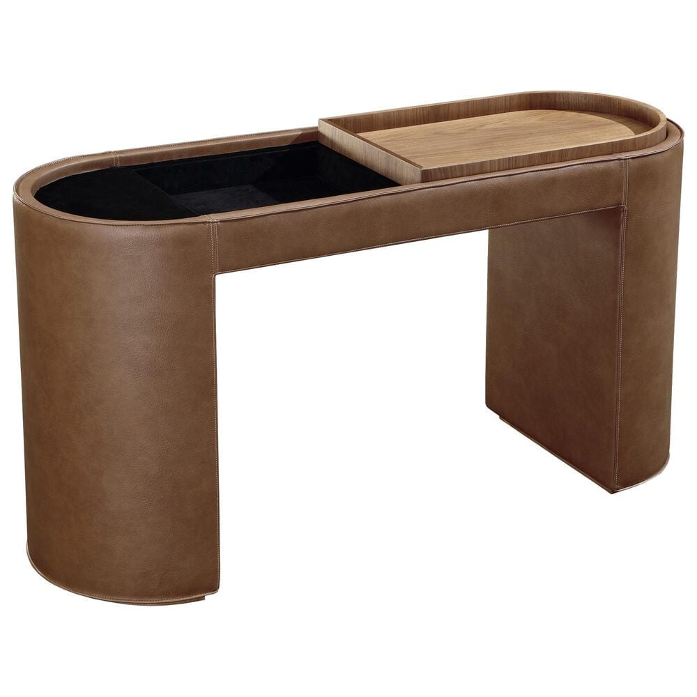 Urban Home Yeal Console Table in Medium Brown, , large
