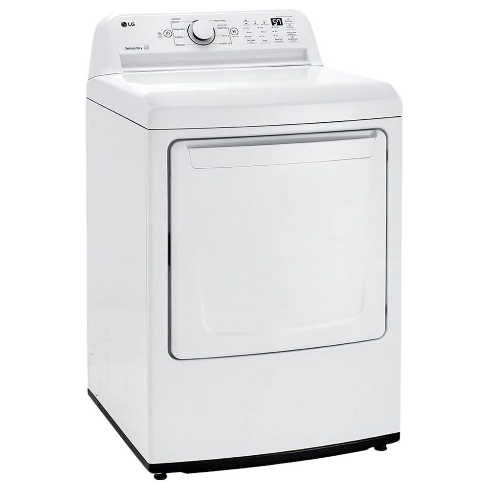 LG 7.3 Cu. Ft. Ultra Large Capacity Electric Dryer with Sensor Dry Technology in White, , large