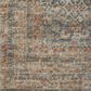 Loloi Heritage 10" Square Blue and Rust Area Rug, , large