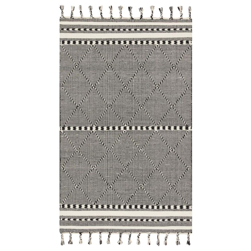 Loloi II Sawyer SAW-01 2"3" x 3"9" Black Area Rug, , large