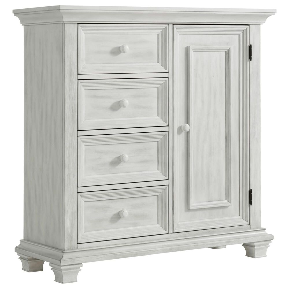 Oxford Baby Weston 2-Piece Crib and Dresser Nursery Set in Vintage White, , large