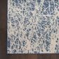 Nourison Exhale 7"10" x 9"10" Navy and Ivory Area Rug, , large