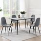 Coaster Dennison Dining Table and 4 Chairs, , large