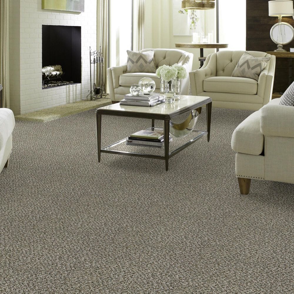 Shaw Break Away Berber Carpet in Clam Shell, , large