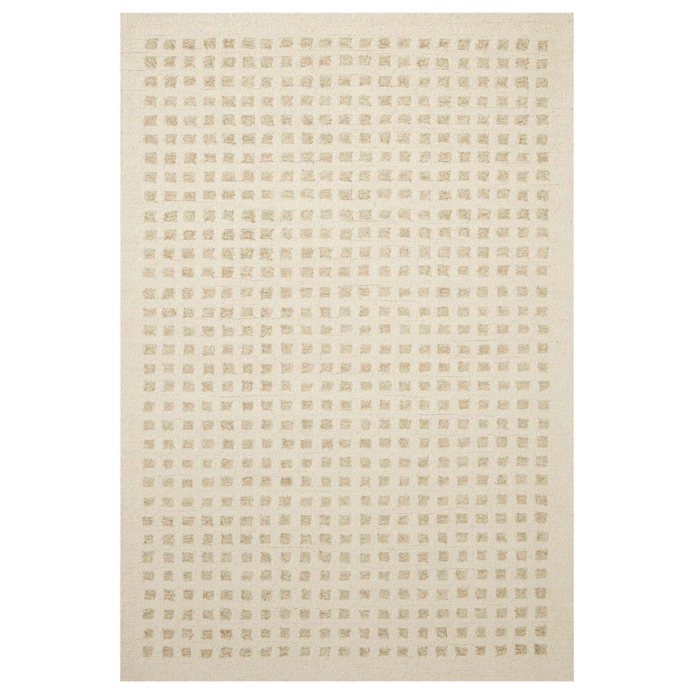 Chris Loves Julia x Loloi Polly 2"3" x 3"9" Ivory and Natural, , large