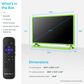 Element 32" Class 1080P FHD Building Block in Green - Smart Roku TV, , large
