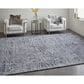 Feizy Whitton 4" x 6" Navy and Ivory Area Rug, , large