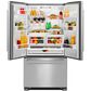KitchenAid 22 Cubic Feet Counter Depth French Door Refrigerator with Interior Dispenser, , large