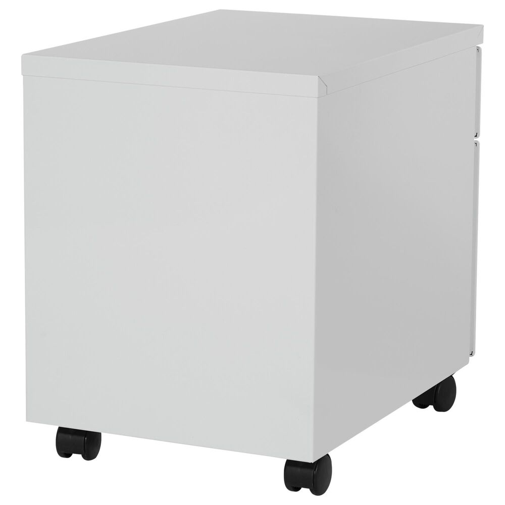 OSP Home 22&quot; 2-Drawer Mobile File in White, , large