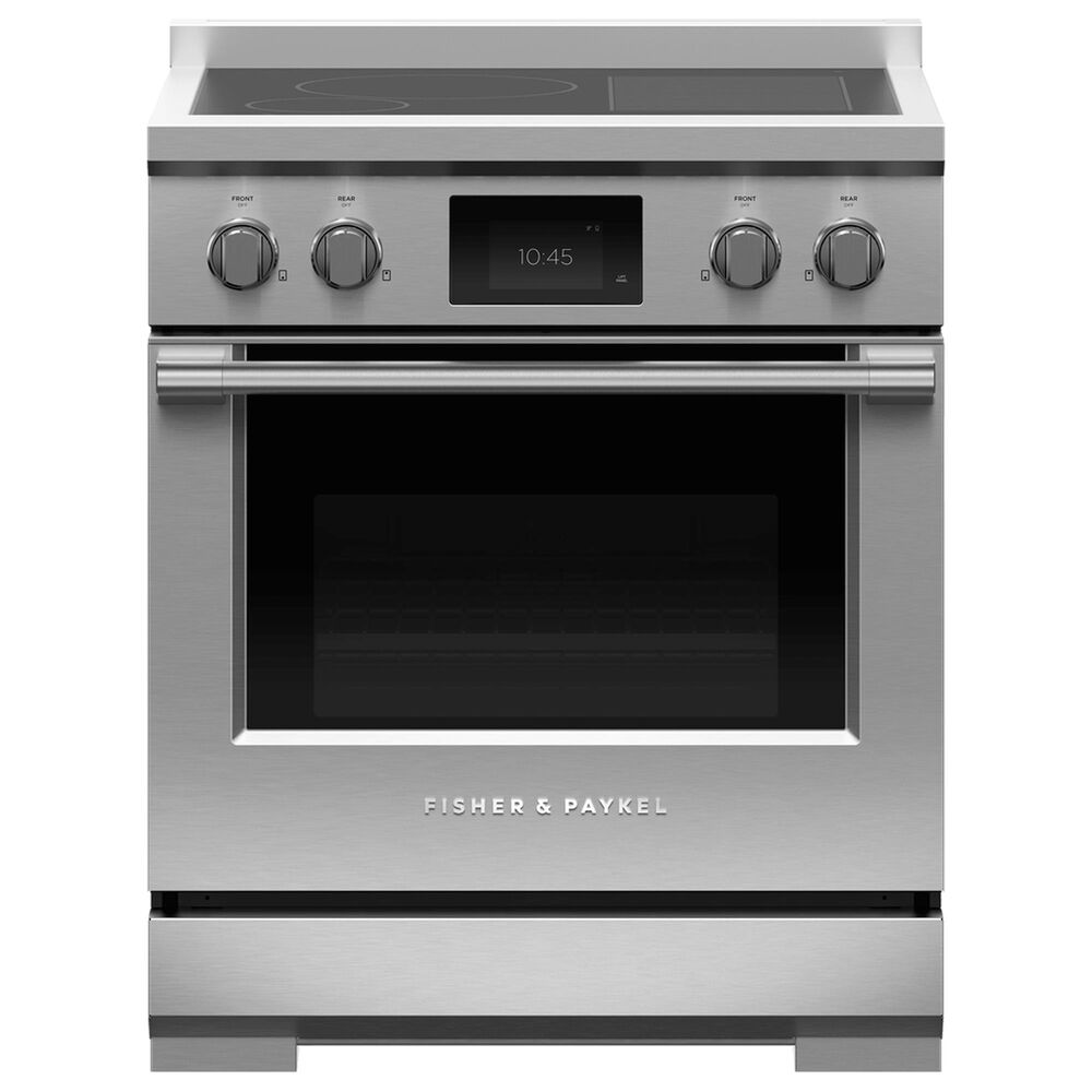 Fisher and Paykel 30" Professional Induction Range in Stainless Steel, , large
