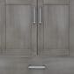 Lexora Home Jacques 30" Single Bathroom Vanity in Distressed Grey with 2 cm White Carrara Marble Top and Rectangular Sink, , large