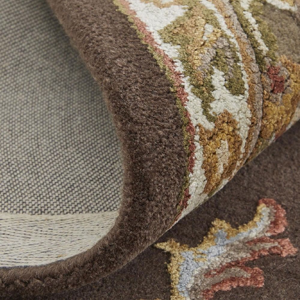 Feizy Prescott 5&#39; x 8&#39; Brown Area Rug, , large