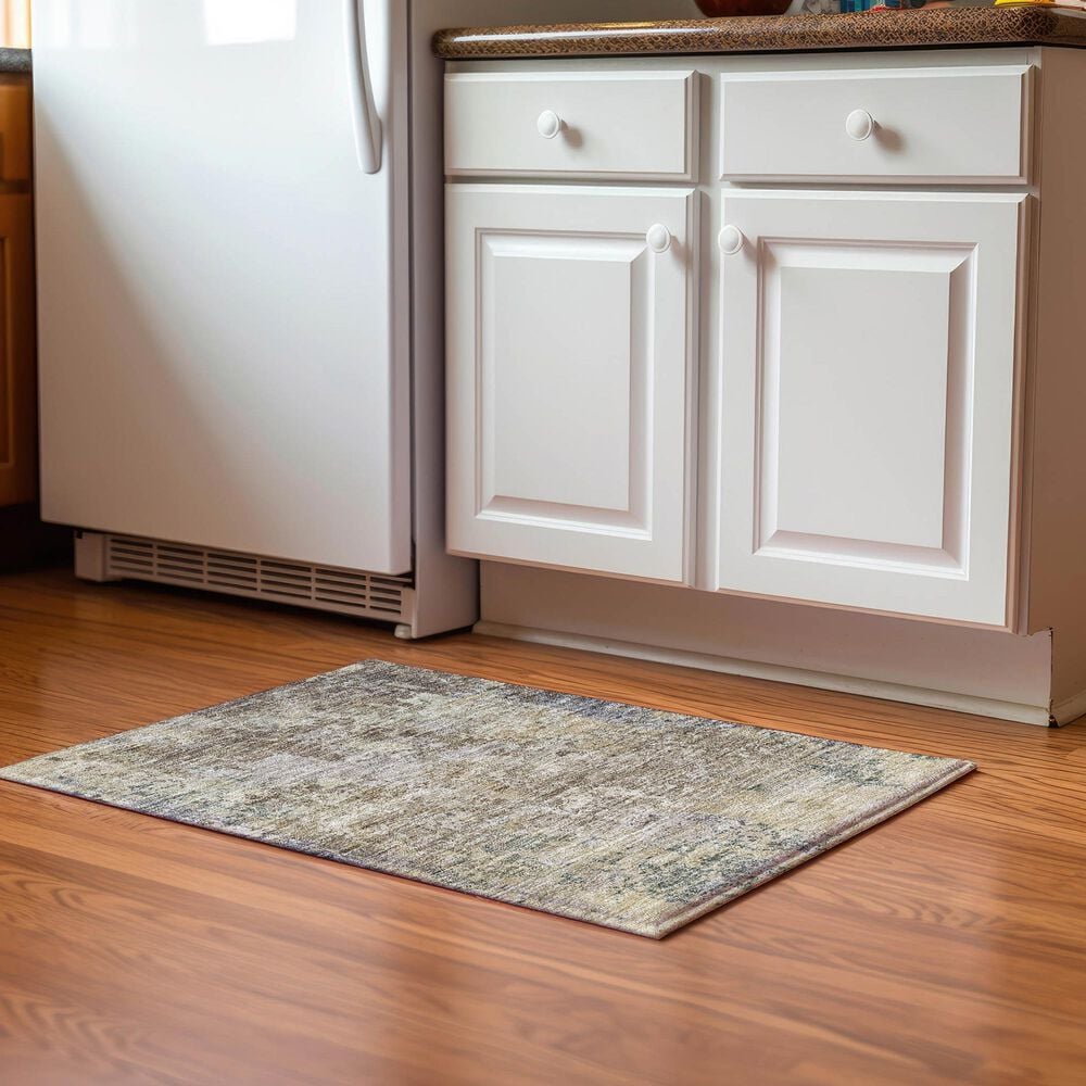 37B Bresca 2&#39;6&quot; x 3&#39;10&quot; Beige Indoor/Outdoor Area Rug, , large