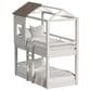 Eastern Shore Lodge Twin over Loft Bunk Bed in Cookies and Cream, , large