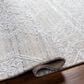 Surya Piazza PZZ-2300 2"6" x 8" White and Light Gray Runner, , large