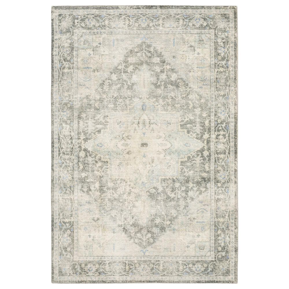 Oriental Weavers Savoy Newton 28104 5"3" x 7"3" Grey Area Rug, , large