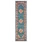 Safavieh Madison MAD133A 2"3" x 10" Light Blue and Orange Runner, , large