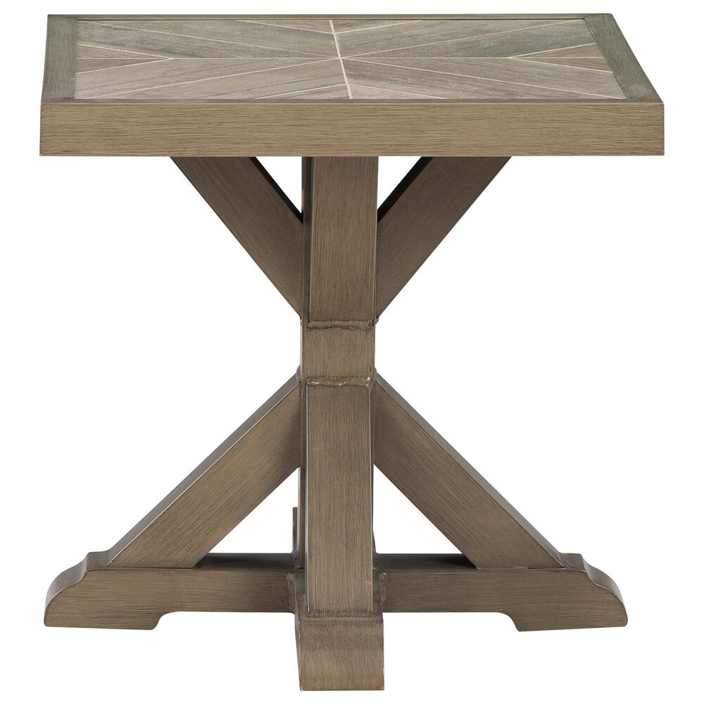 Ashley Laguna Heights Square End Table in Beige, , large