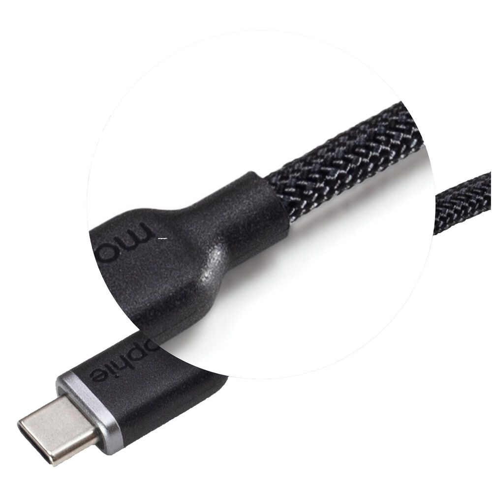 Mophie 6 Ft. USB C To Apple Lightning Cable in Black, , large