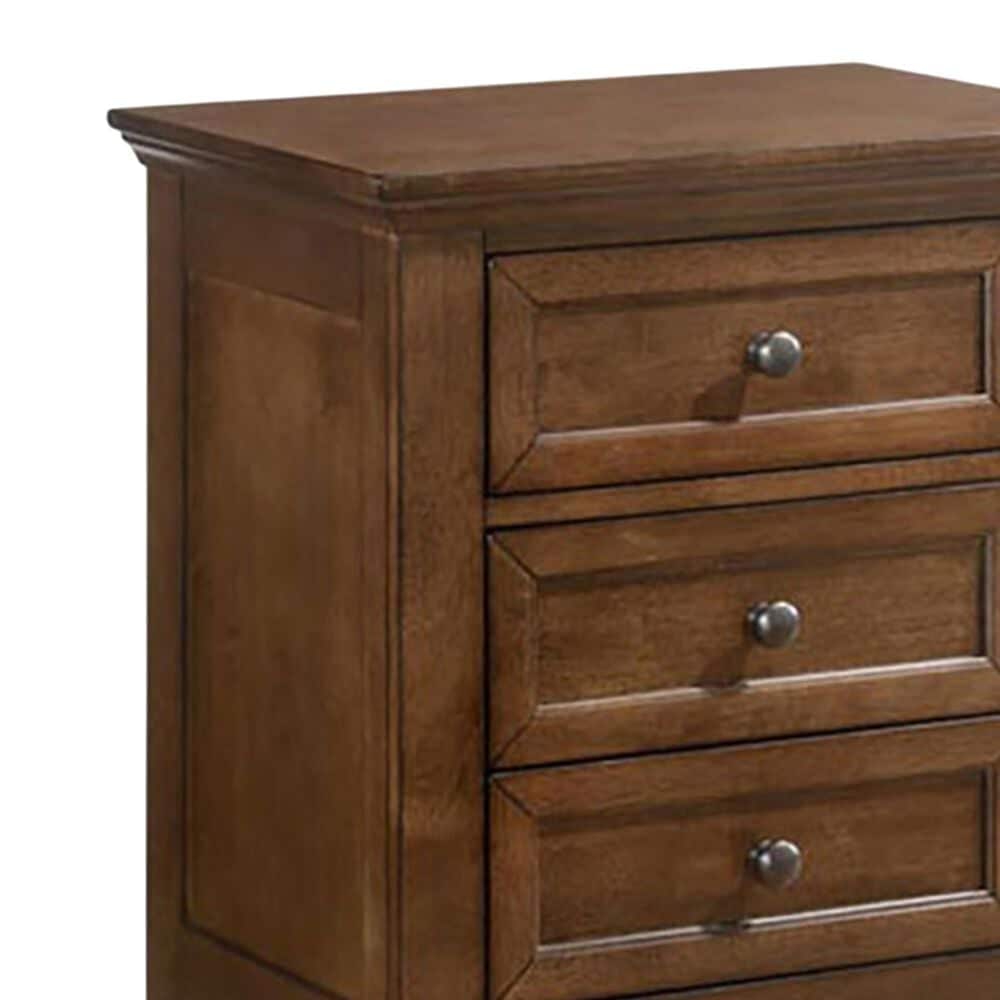 Hawthorne Furniture San Mateo King Storage Bed with Two Nightstands in Tuscan, , large