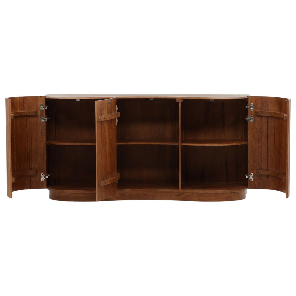 Blue Sun Designs Carlton 3-Door Sideboard in Brown, , large