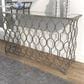 Maple and Jade Console Table with Mirrored Glass Top in Silver, , large