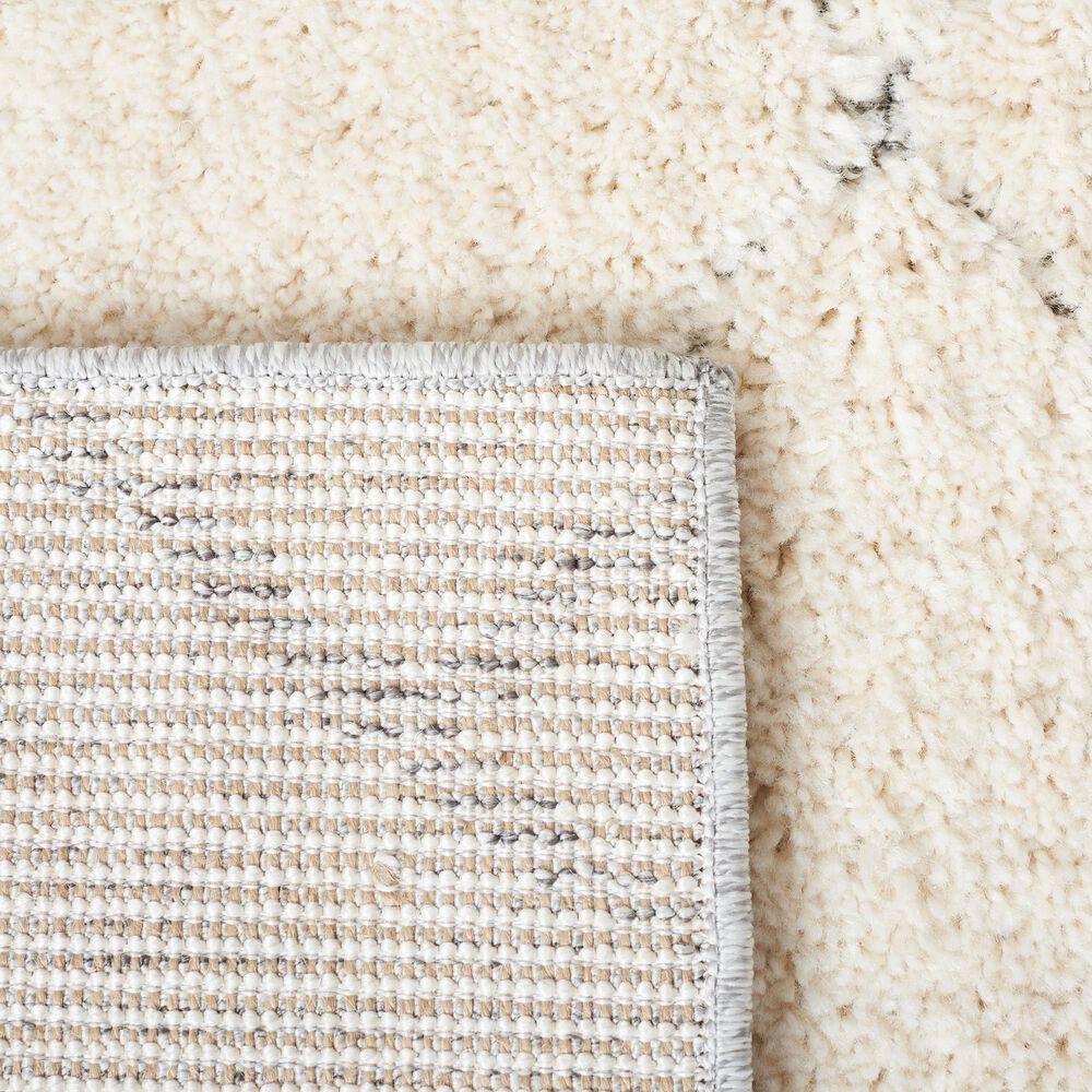 Safavieh Martha Stewart Lucia Shag MSR0727F 4&#39; x 6&#39; Light Grey and White Area Rug, , large