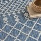 Nourison Positano Southwestern Navy Blue 4" x 6" Indoor/Outdoor Area Rug, , large