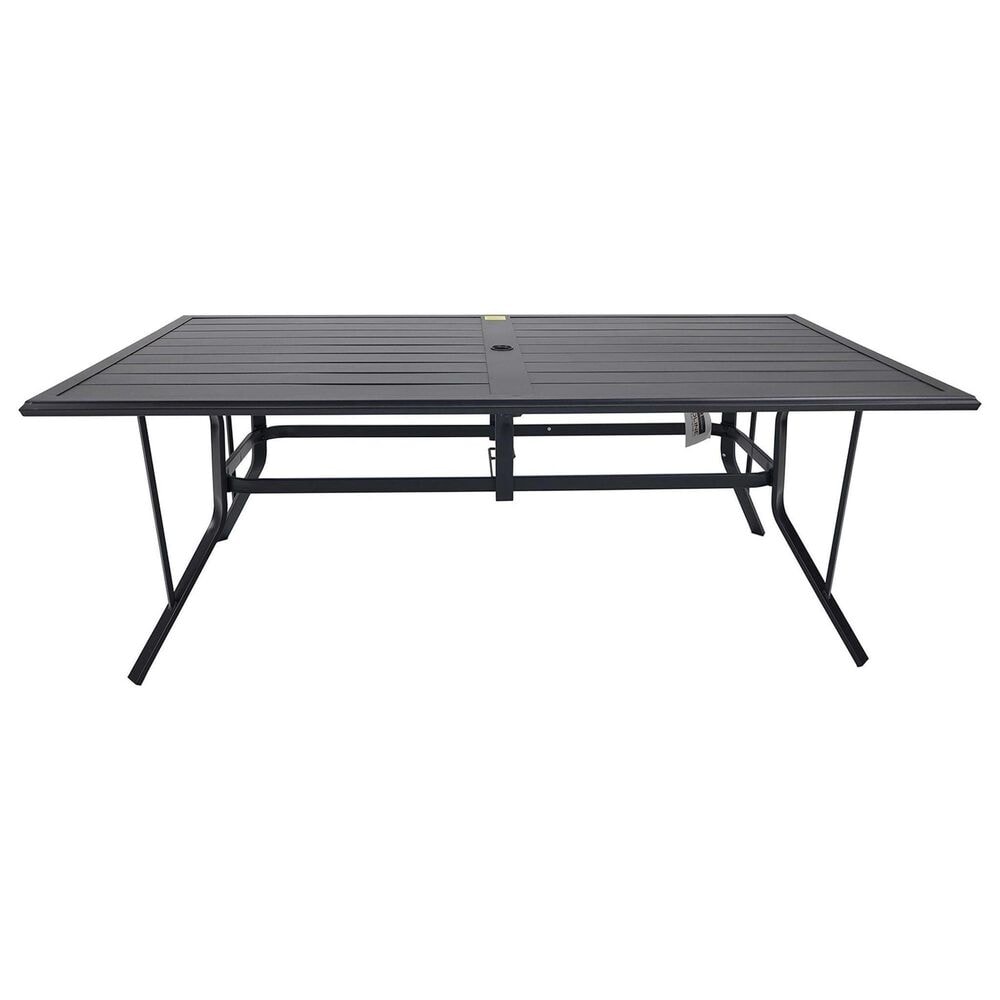 Redline Creation Inc. 7-Piece Patio Dining Set in Matte Black and Gray, , large