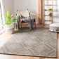 Safavieh Micro-Loop 5" x 8" Dark Grey and Ivory Area Rug, , large