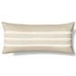 Ann Gish Echelon 16" x 36" Lumbar Throw Pillow in Natural, , large