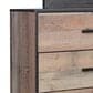 New Heritage Design Elk River 3-Piece King Bedroom Set in Rustic Brown and Black, , large